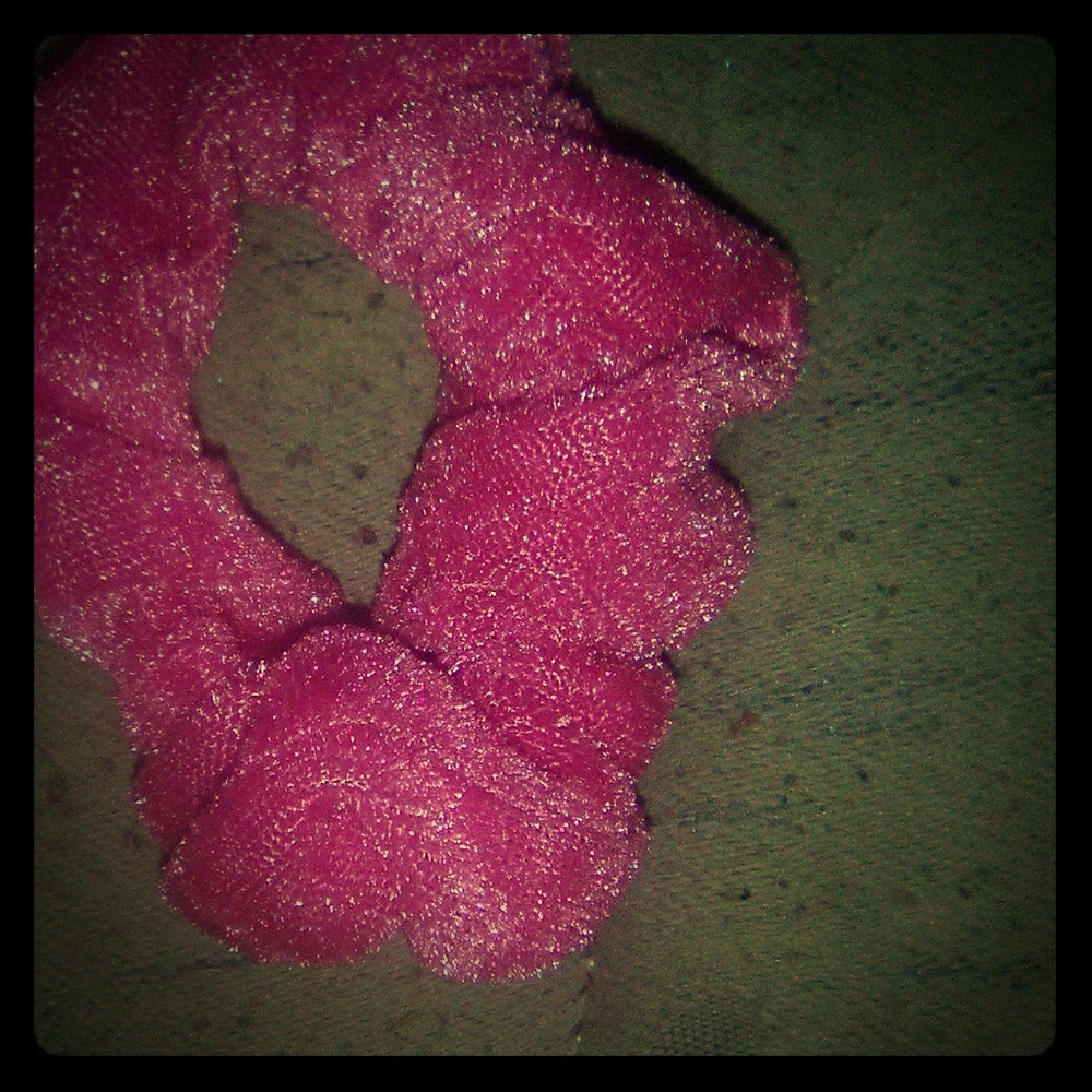 Velvet scrunchie